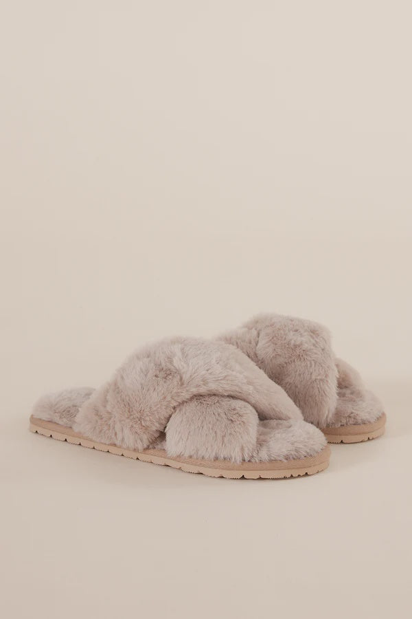 Milan Slipper - taupe