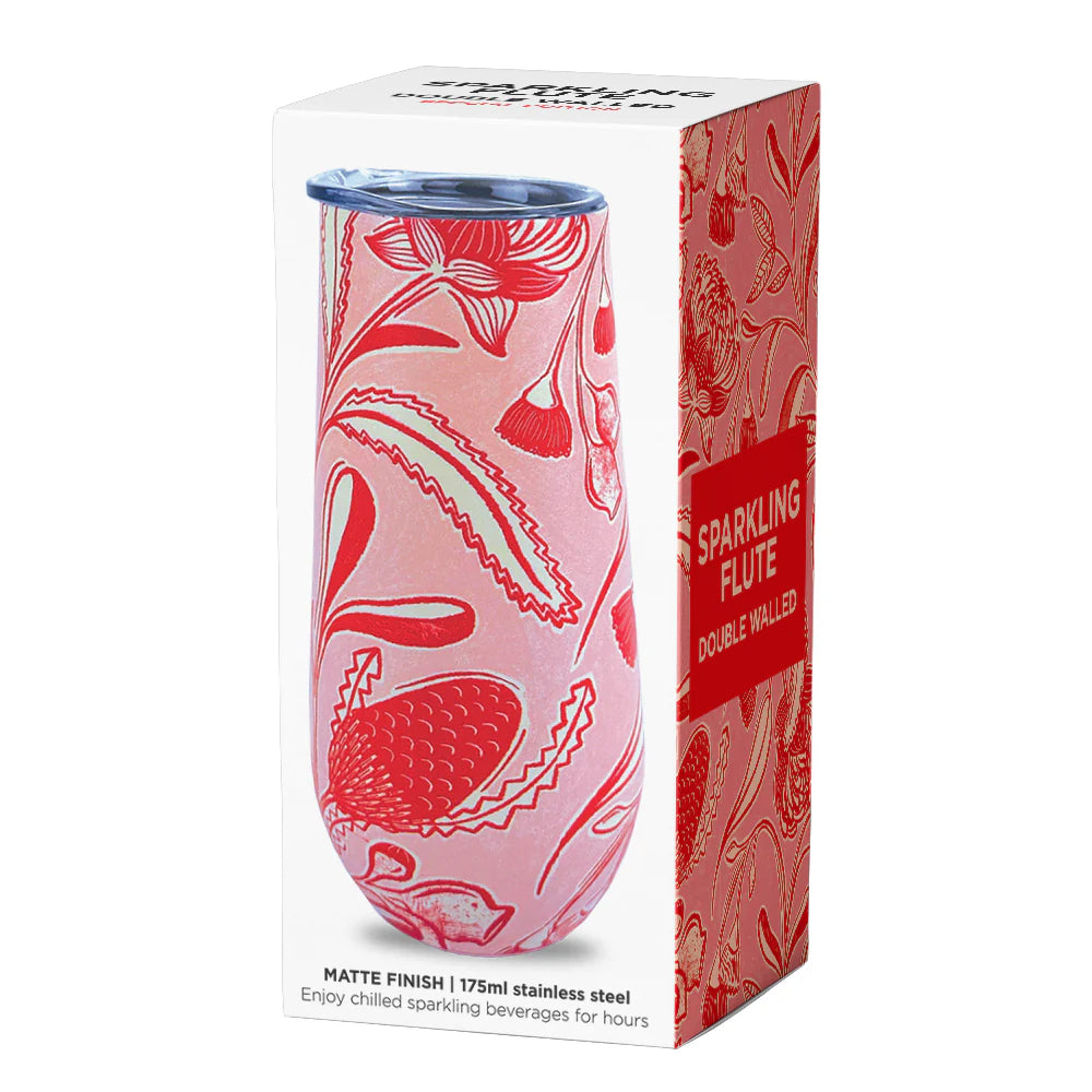 SPARKLING FLUTE STAINLESS - TRAILING NATIVES