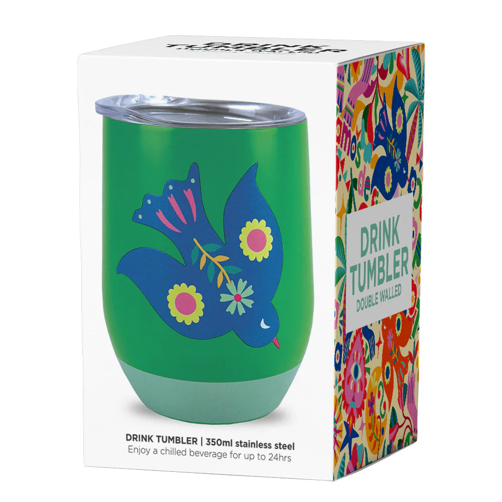 DRINK TUMBLER STAINLESS - FIESTA BIRD