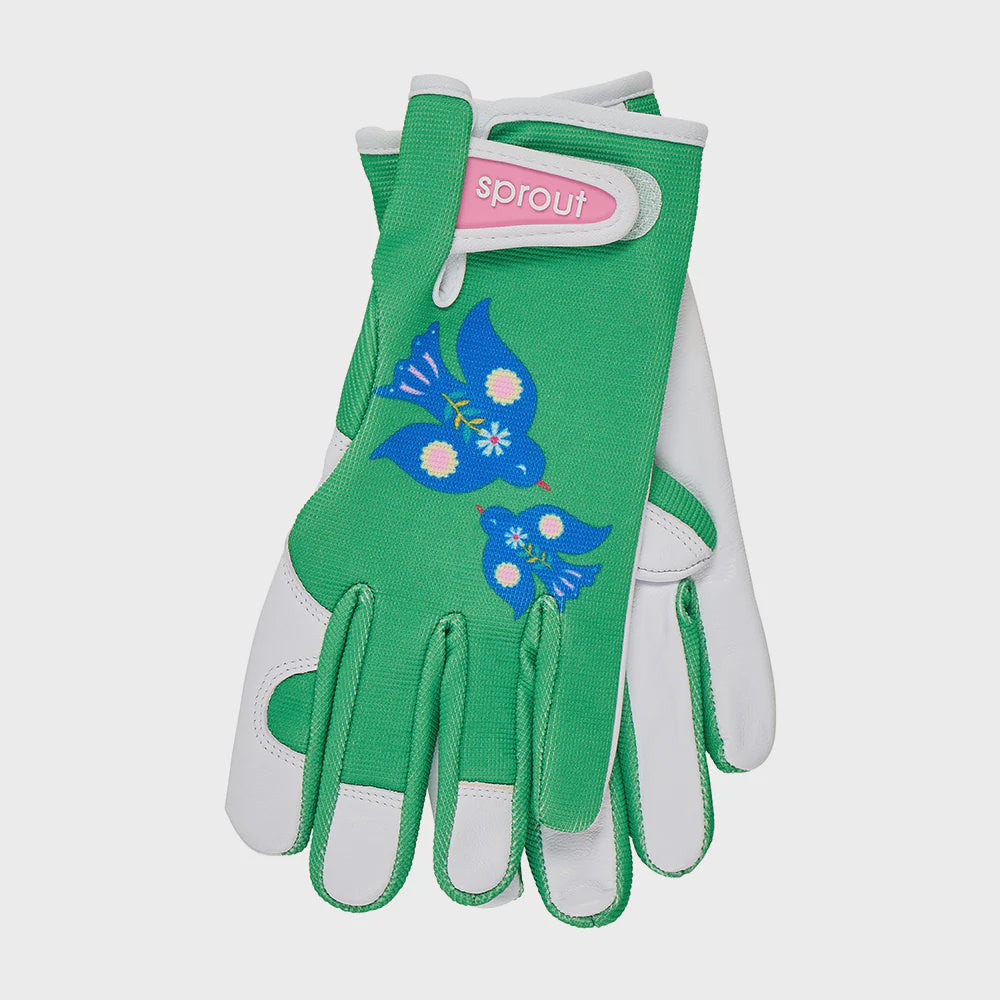 SPROUT GOATSKIN GLOVES - FIESTA BIRD