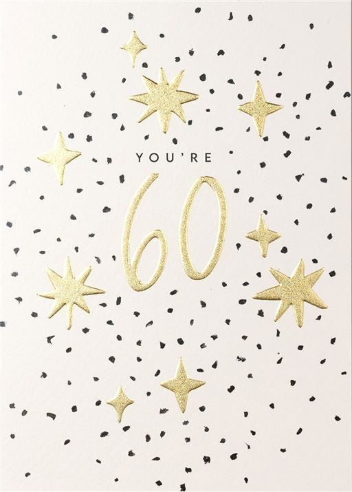You&#39;re 60 - Greeting Card