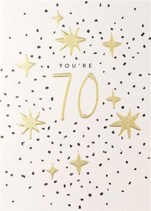 You&#39;re 70 - Greeting Card