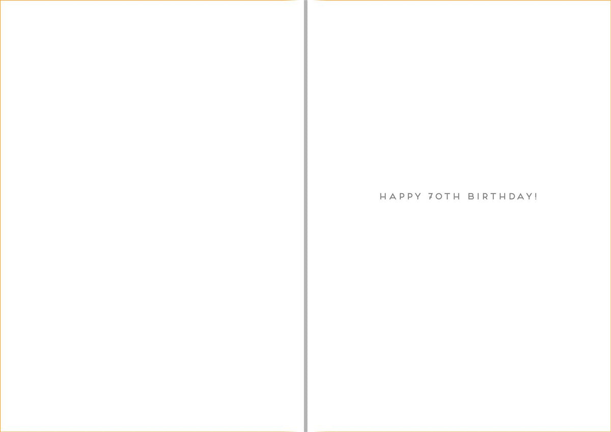 You&#39;re 70 - Greeting Card