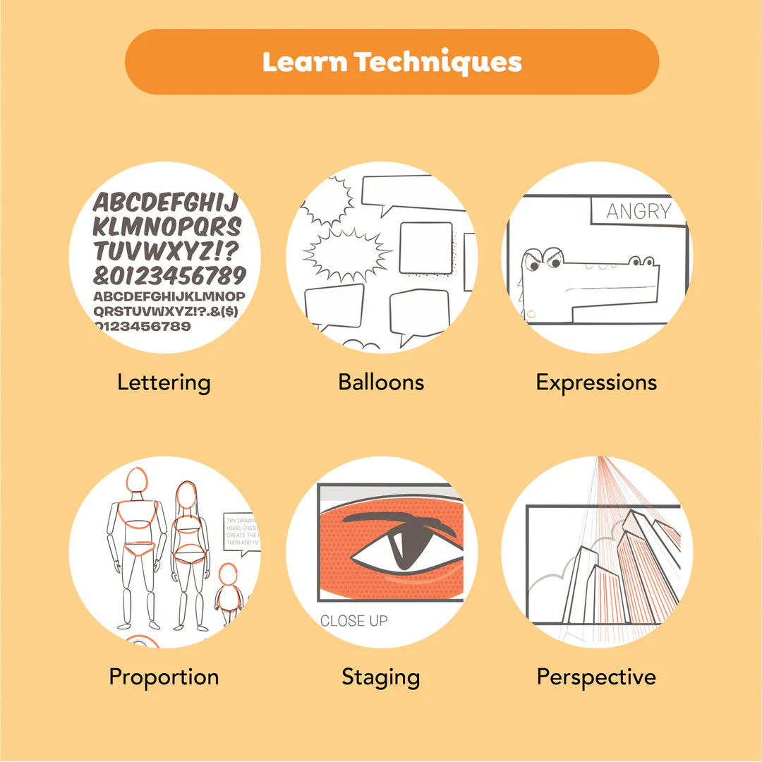 Comic Book Kit - Practice, Plan, Create
