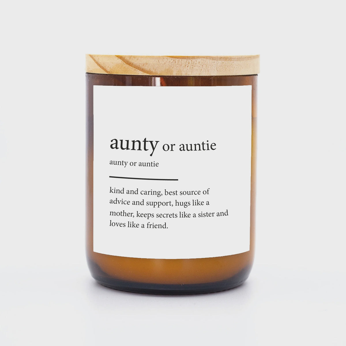 Dictionary Candle  - Aunty
