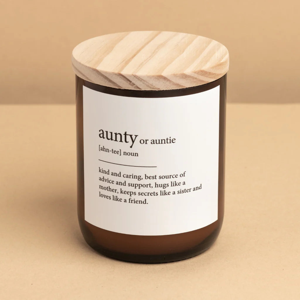 Dictionary Candle  - Aunty