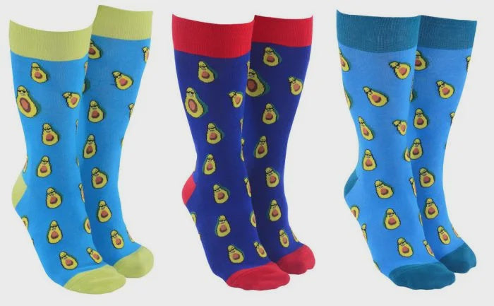 SOCK SOCIETY COOL AVOCADO