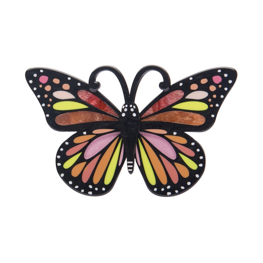 The Magnificent Monarch Butterfly Brooch