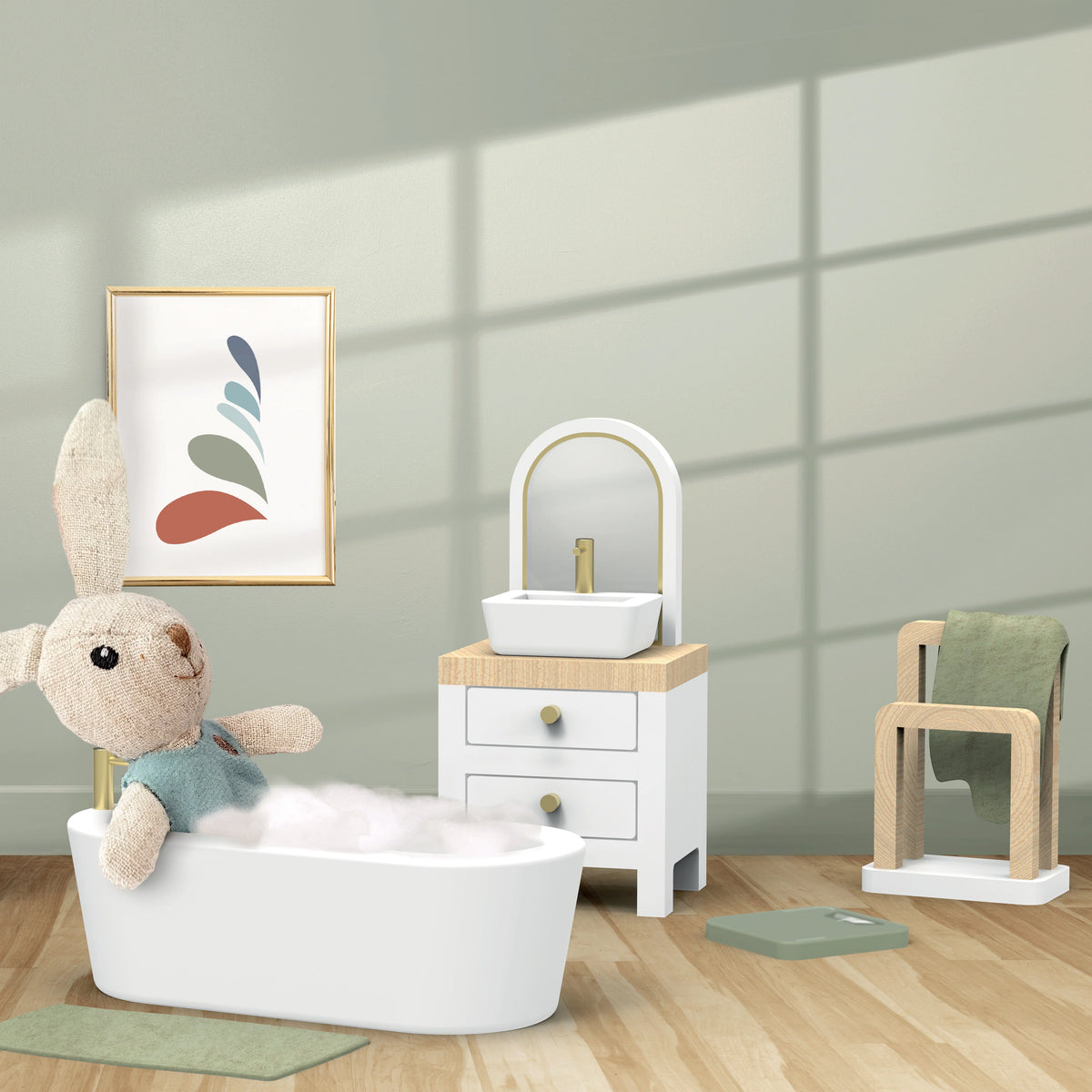 Dolls House Bathroom Furniture Set