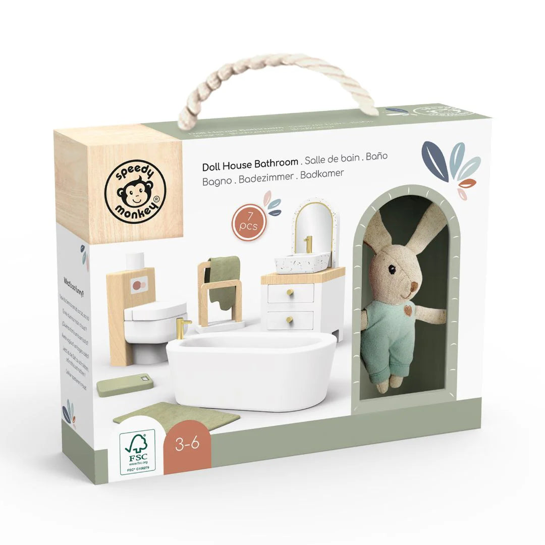 Dolls House Bathroom Furniture Set