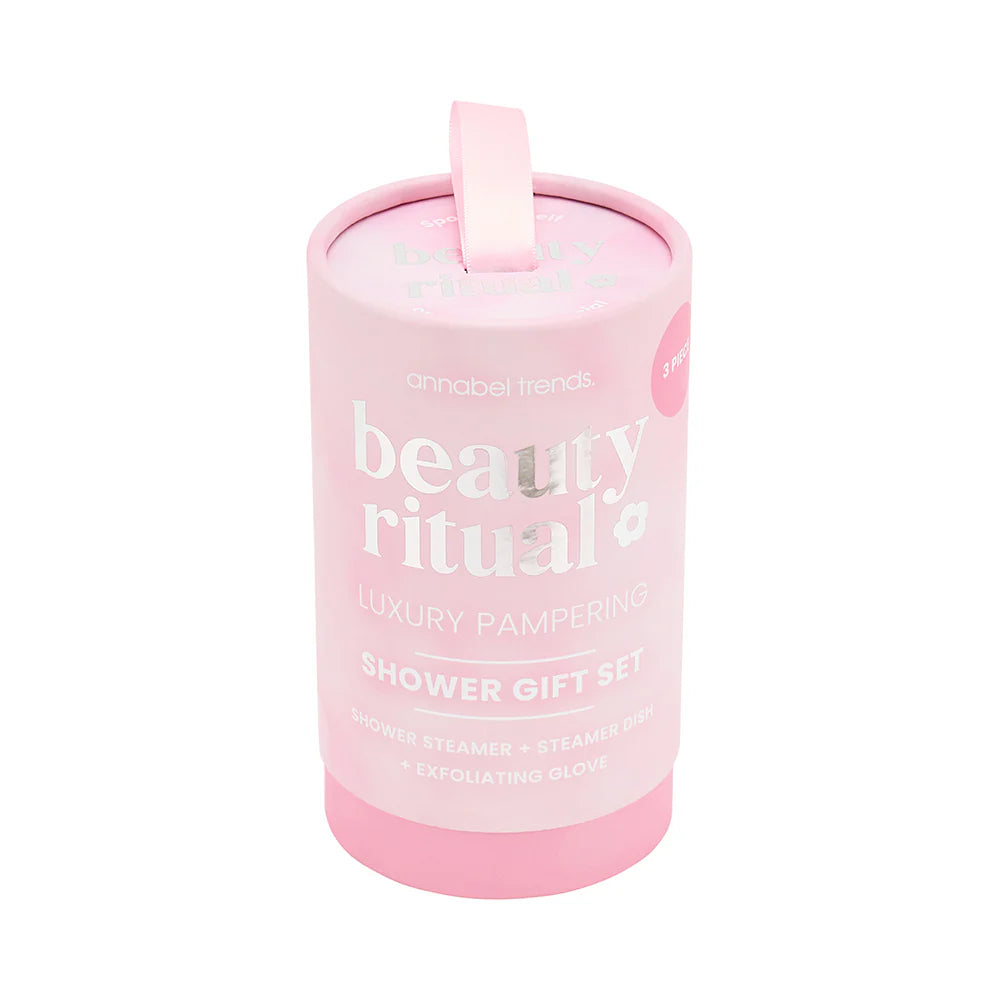 BEAUTY RITUAL SHOWER GIFT SET - DUSTY PINK