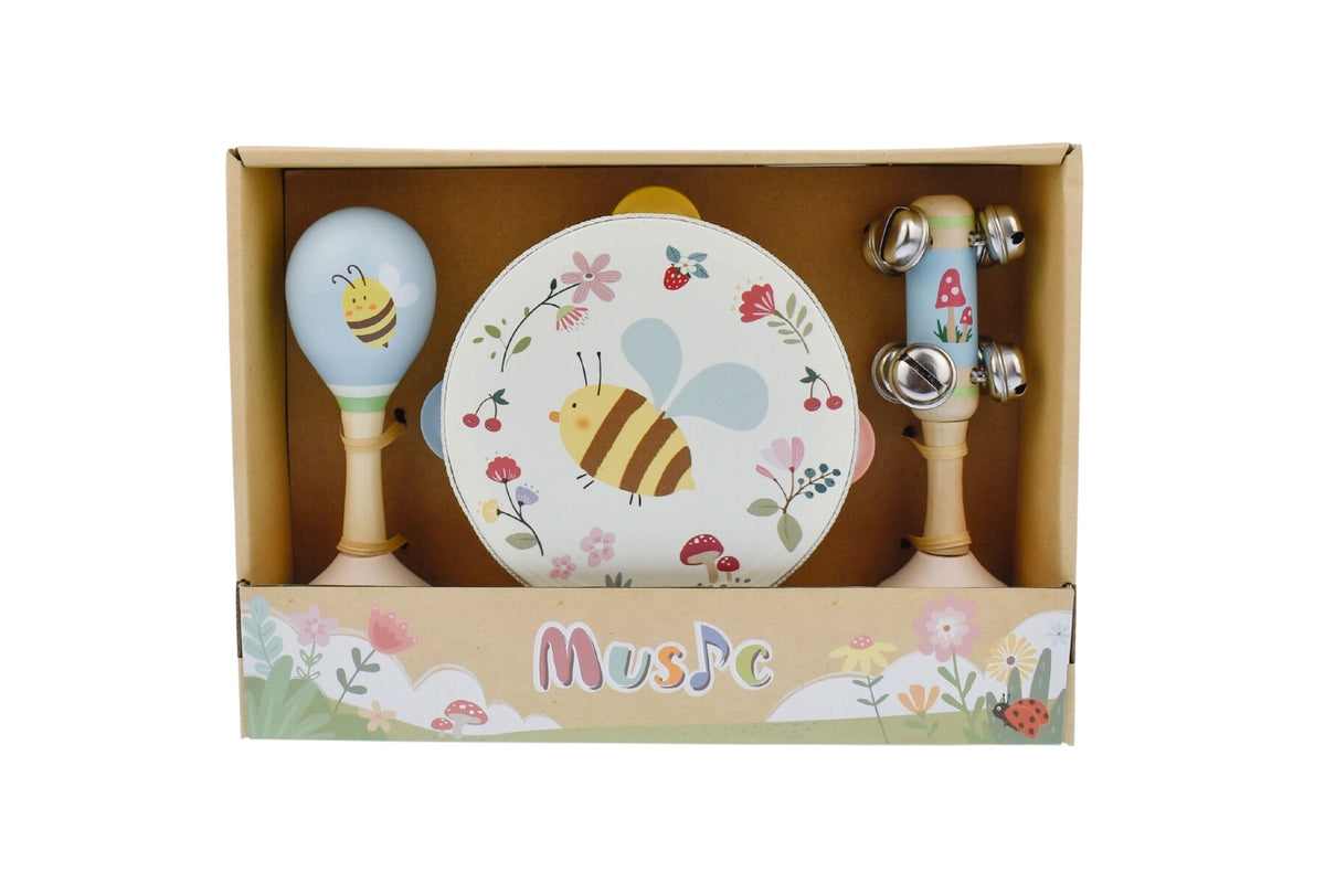 Wooden Spring Music Set 3 - Bee