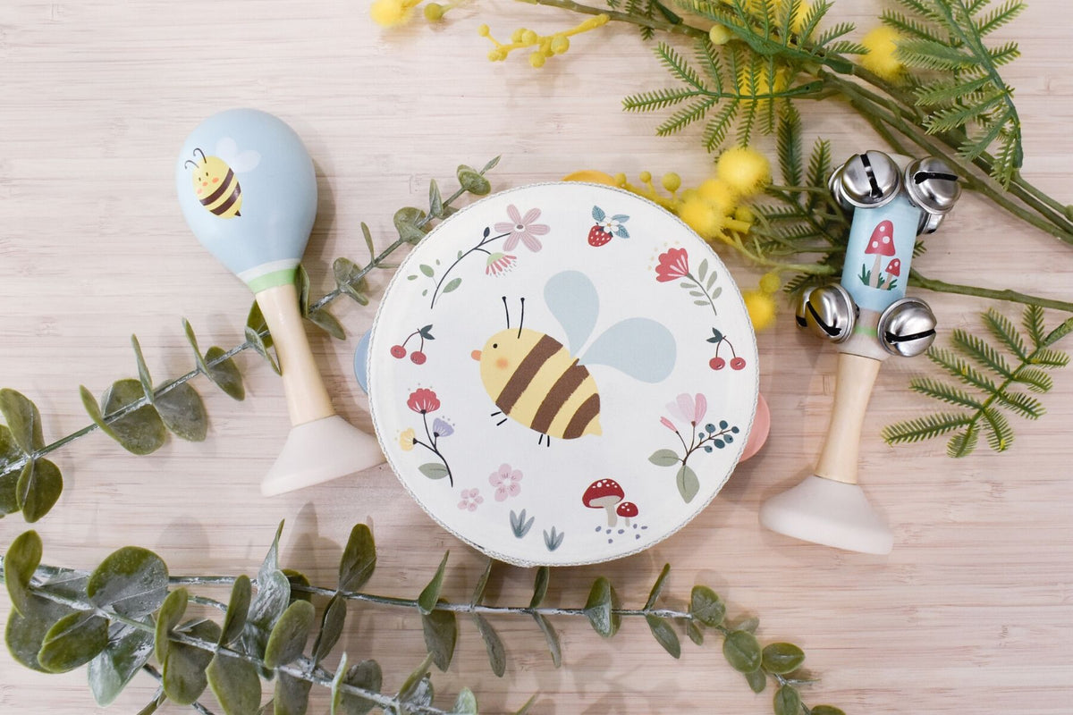 Wooden Spring Music Set 3 - Bee