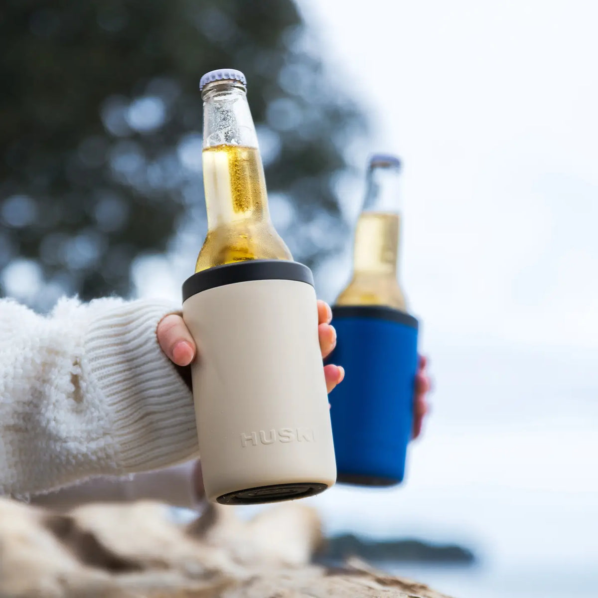Husky Beer Cooler - Beige Sand