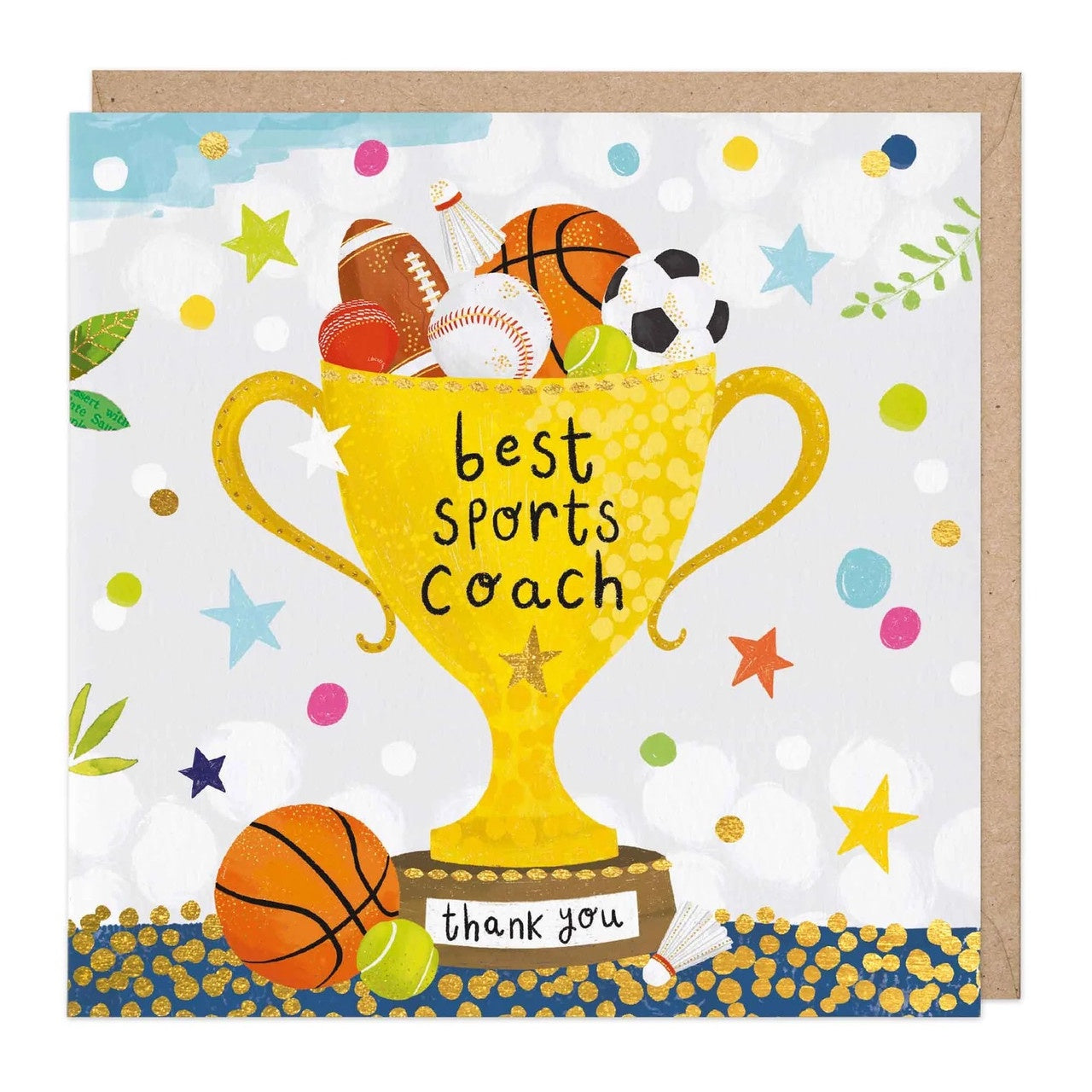 Sports Coach - Greeting Card