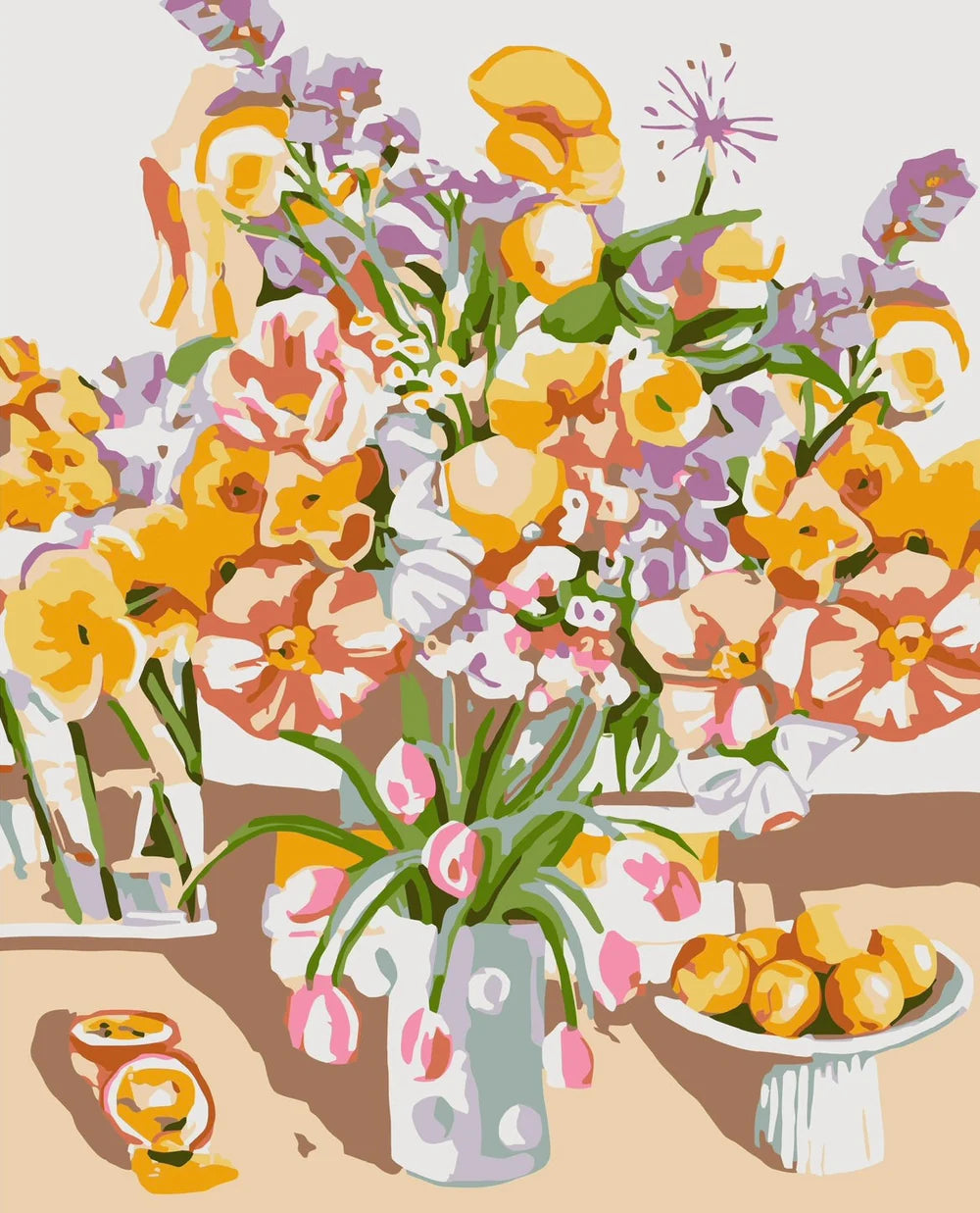 Birthday Flowers (Mini) - Paint by Numbers