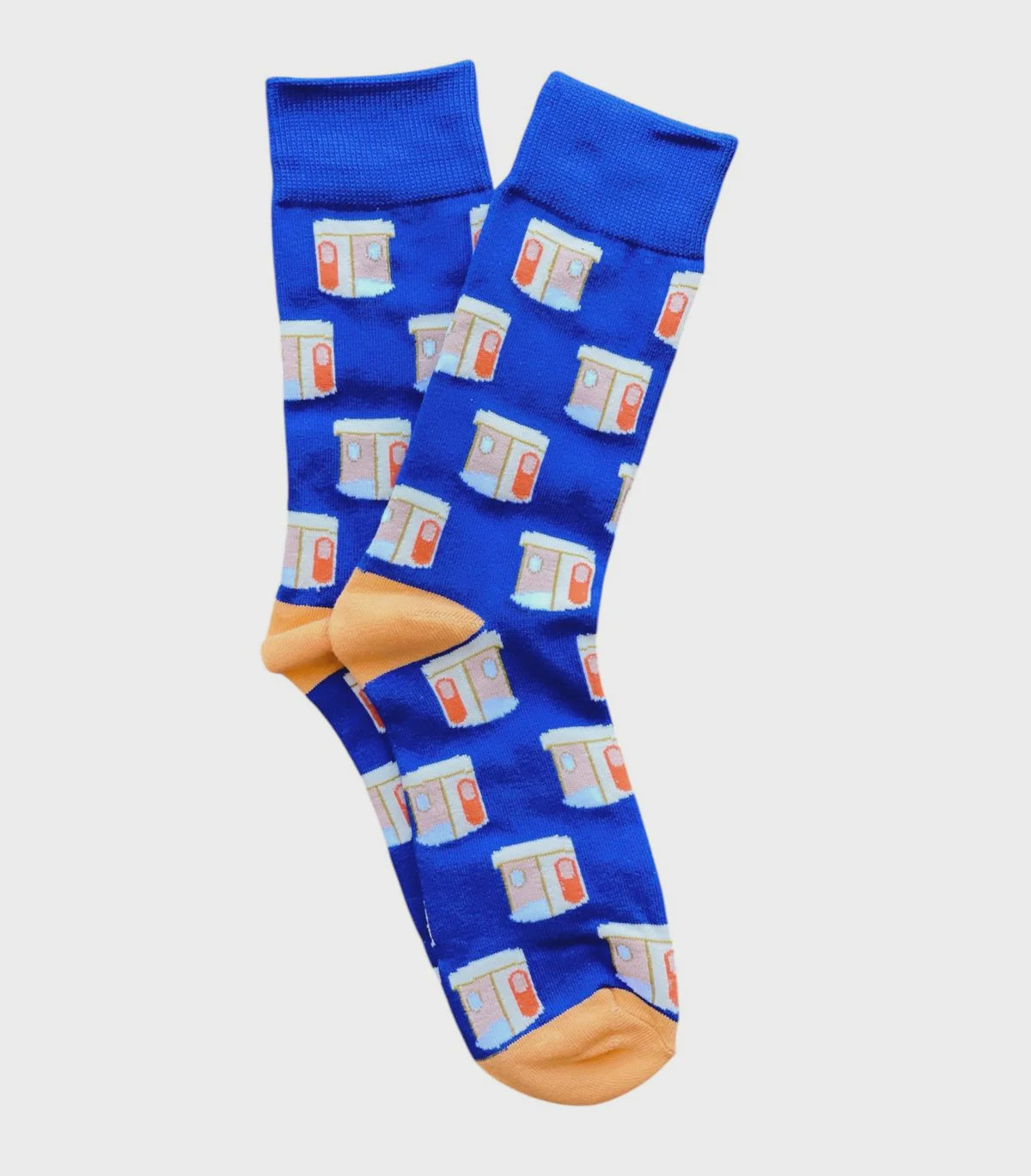 Canberra Bus Shelter Socks - Blue
