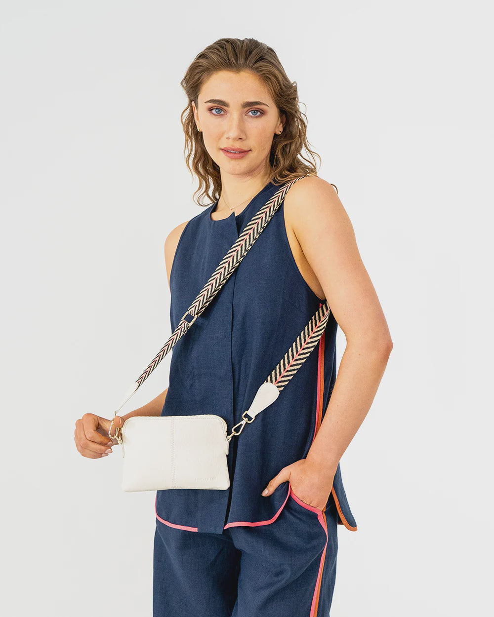 Bowery Petite Crossbody Bag - Chalk