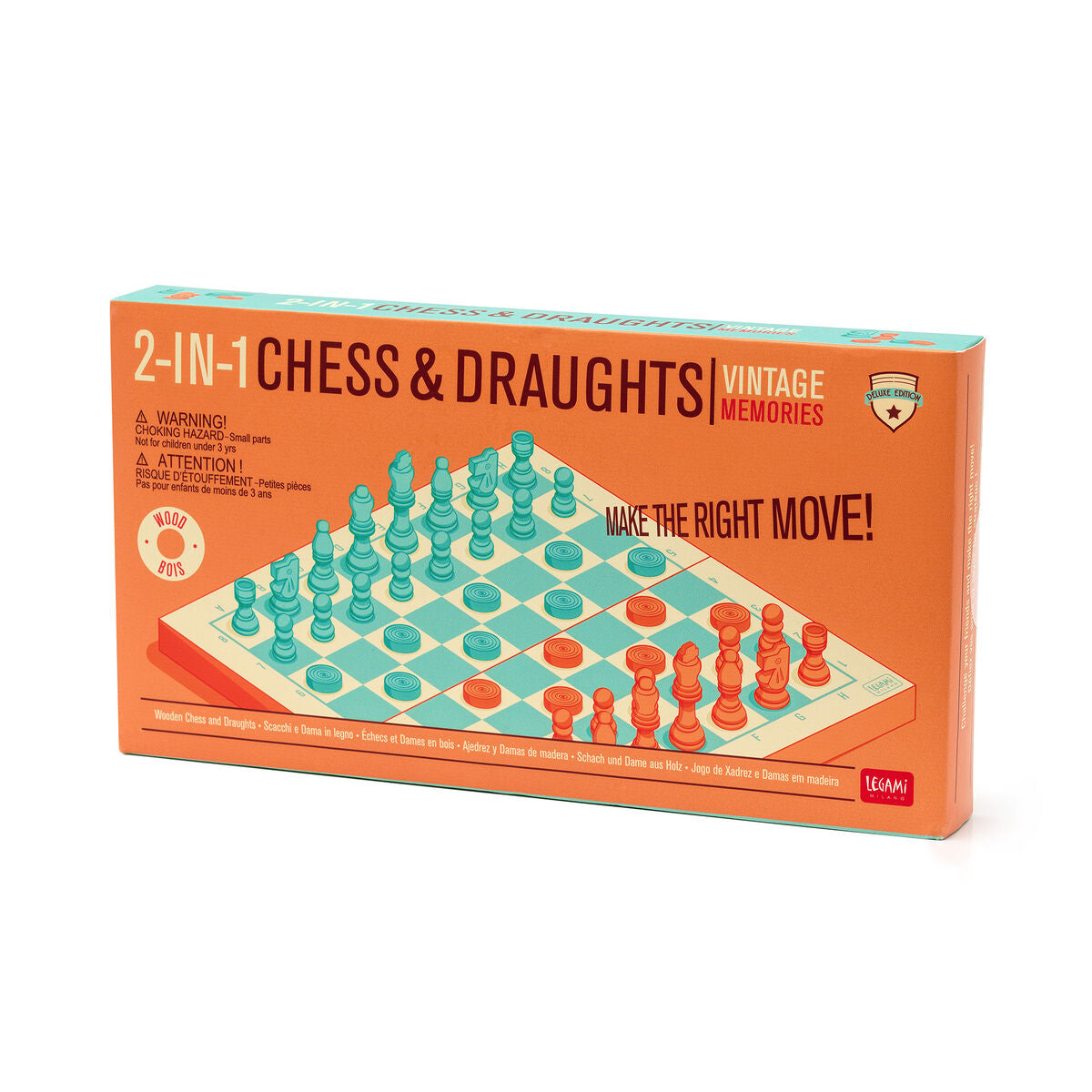 Legami - Wooden Chess &amp; Draughts