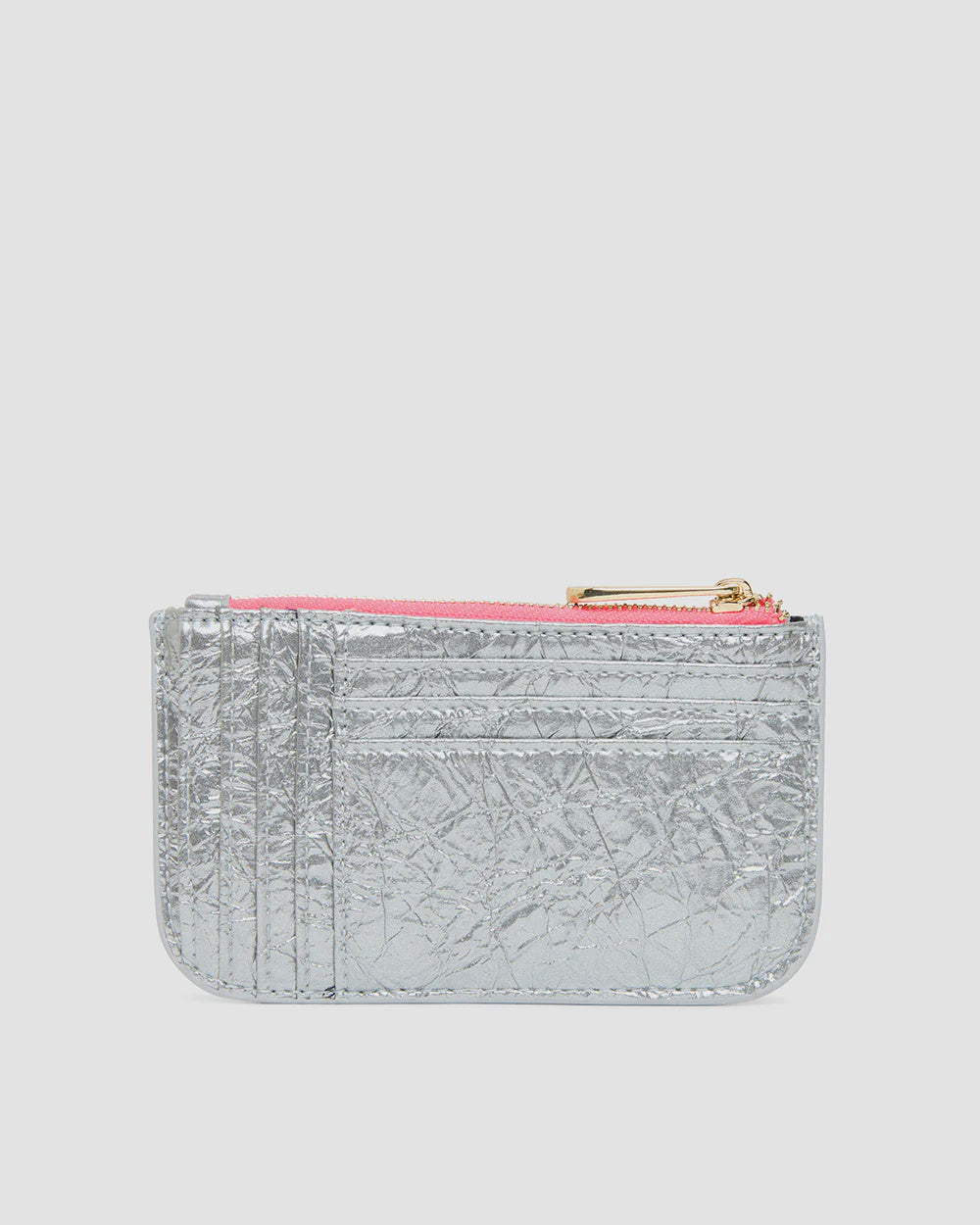 Centro Wallet - Silver Crinkle