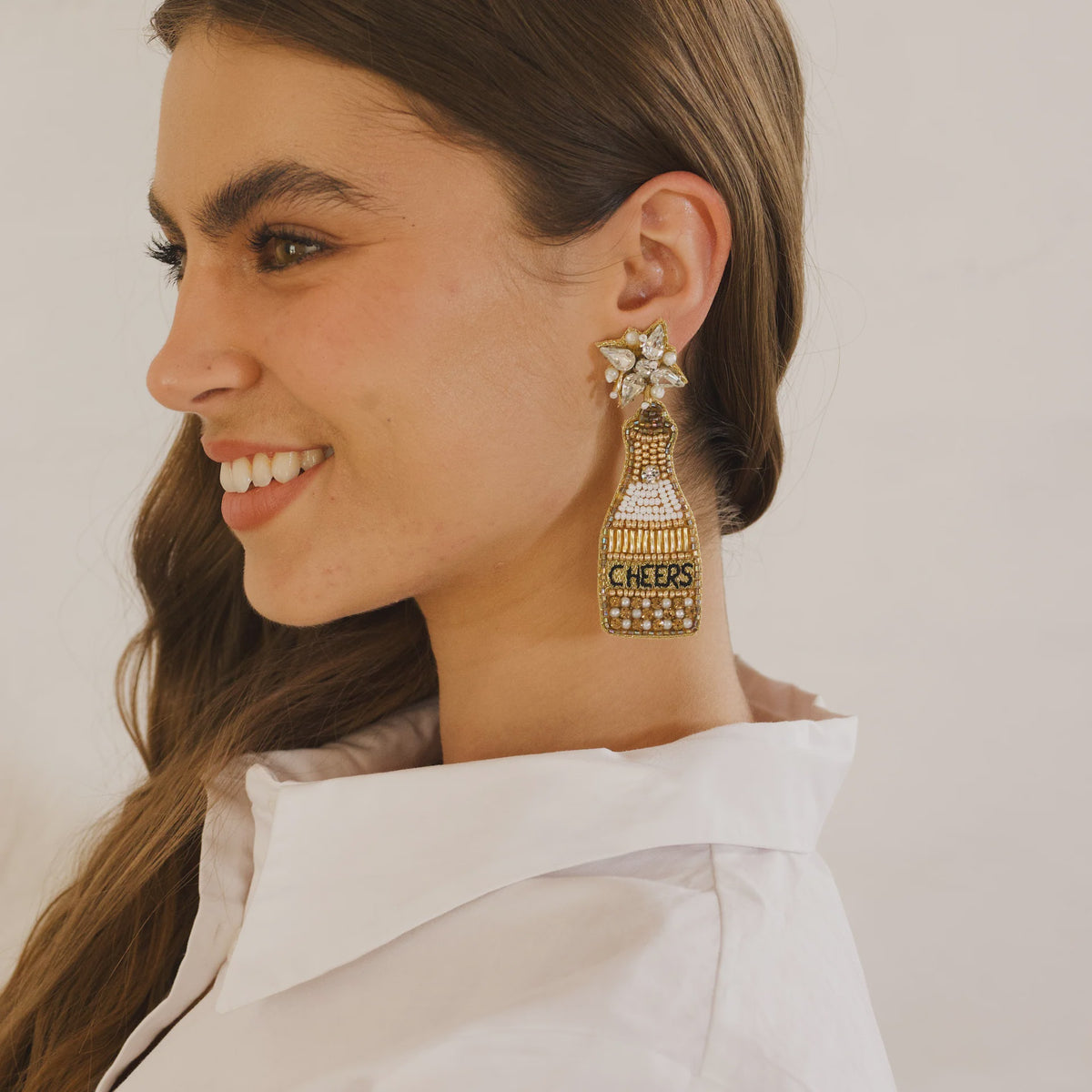 Champagne Earrings