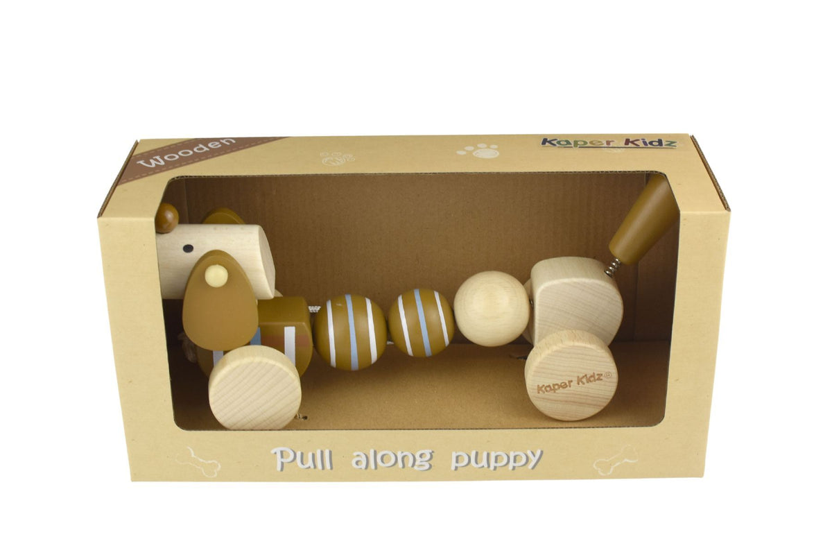 Wooden Pull Along Sausage Dog