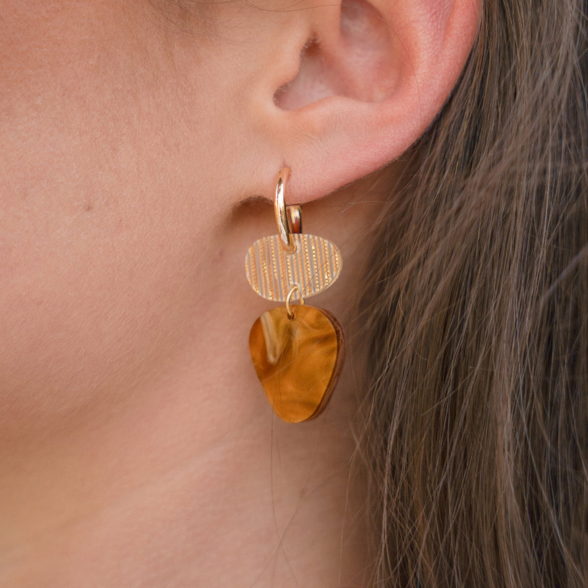 Dune - Amber Earrings