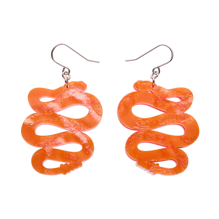 The Rowdy Rattlesnake Drop Earrings