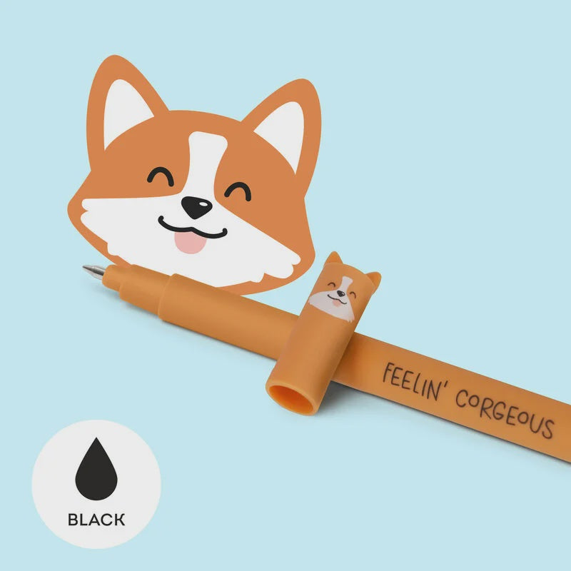 Erasable Pen - Corgi