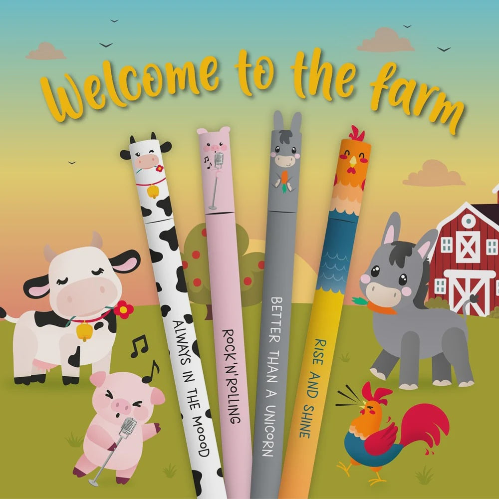 Farm Sweet Farm Erasable Pens