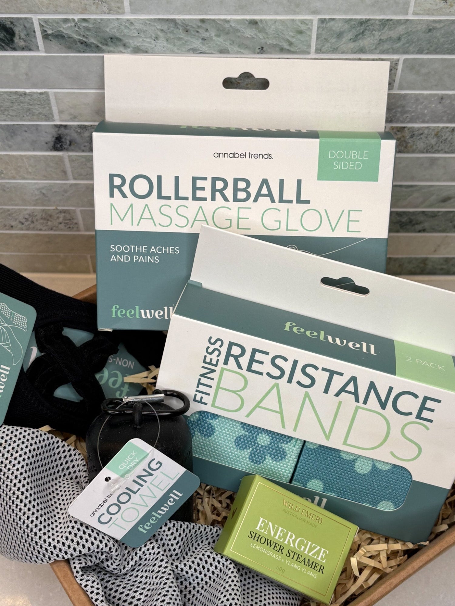 find the perfect gift for the fitness fanatic, the best cooling towel, resistance bands and no slip yoga socks.