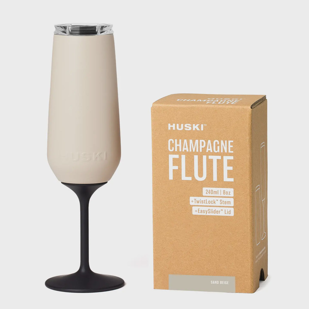 Huski Champagne Flute -Sand Beige