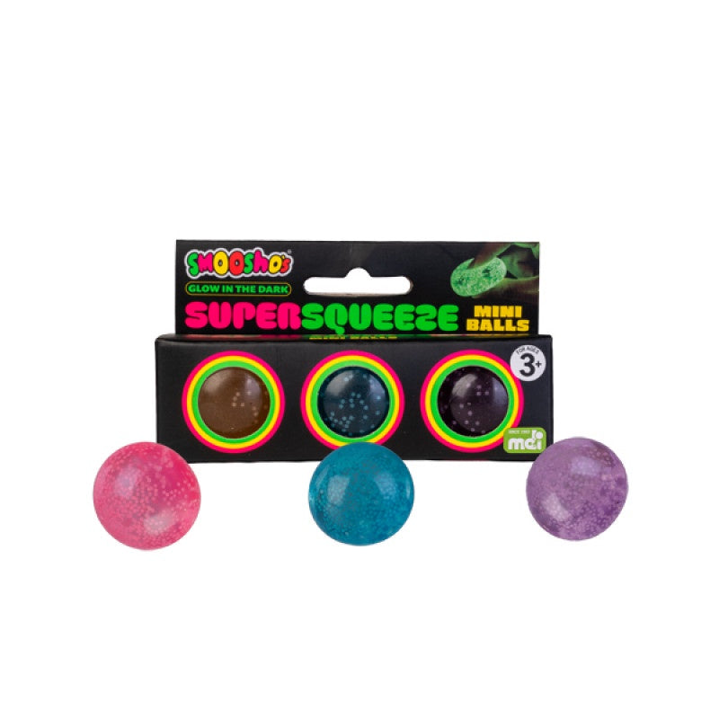 Smooshos Super Squeeze - Glow in Dark Mini Balls