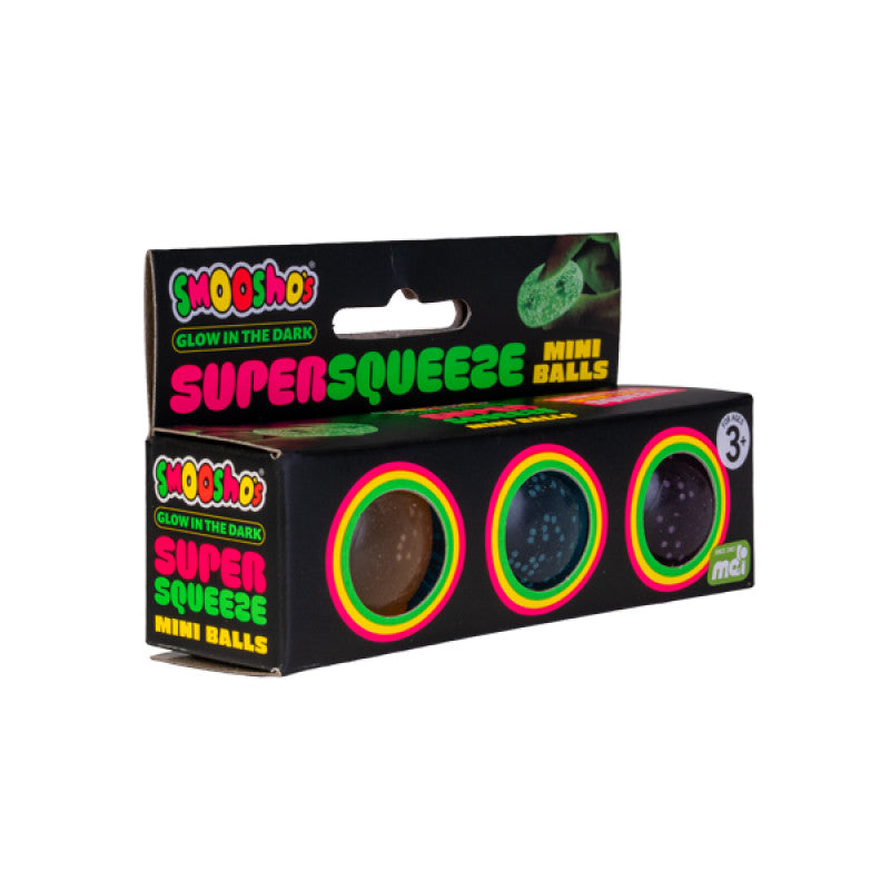 Smooshos Super Squeeze - Glow in Dark Mini Balls