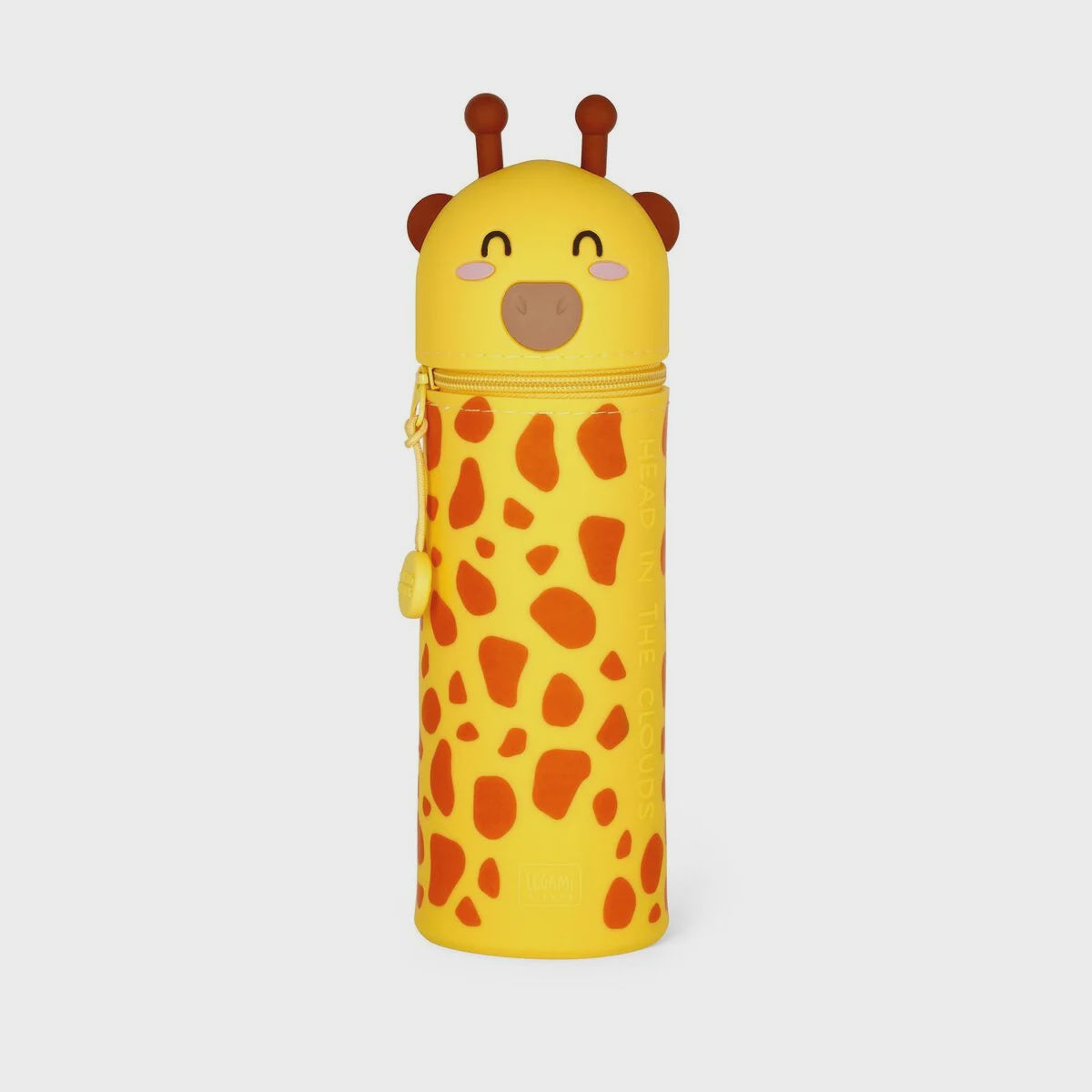 2 in 1 Soft Silicone Pencil Case - Giraffe