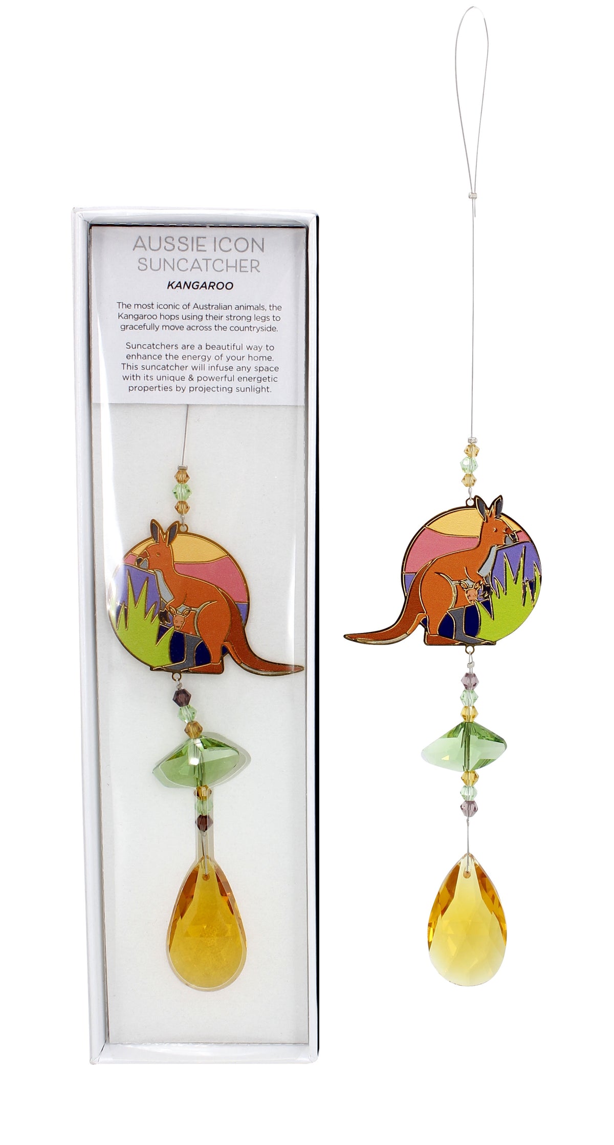 Aussie Suncatcher - Kangaroo