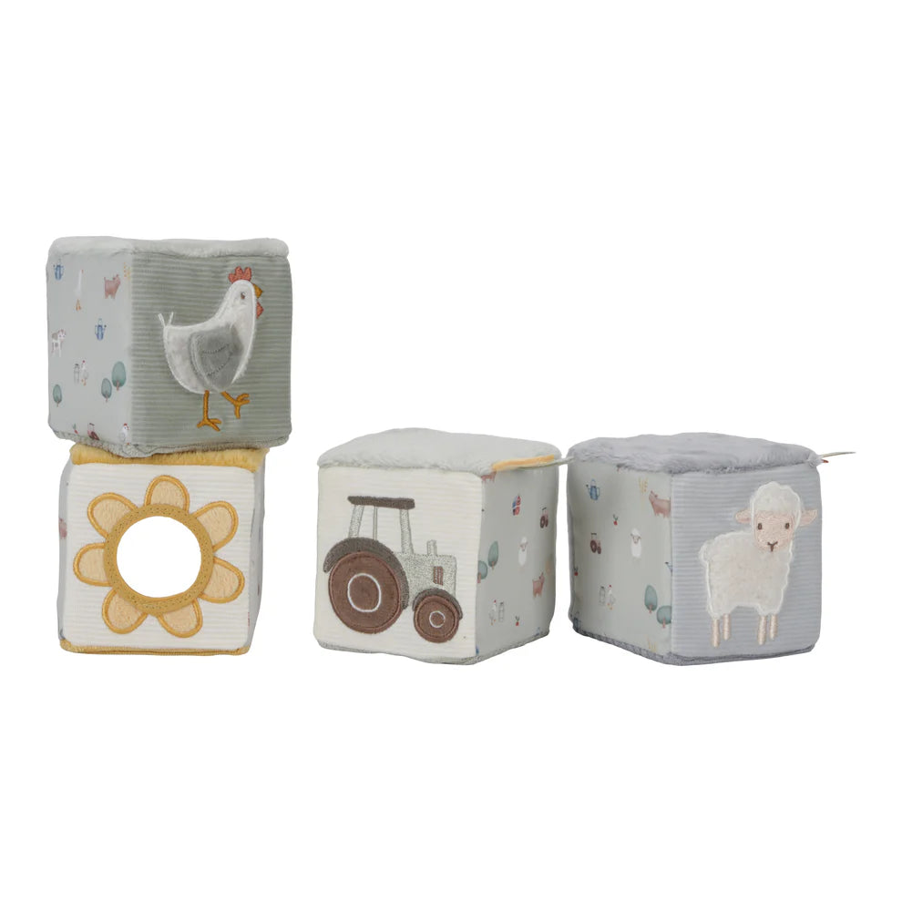 Little Farm - Soft Cube (4) Set