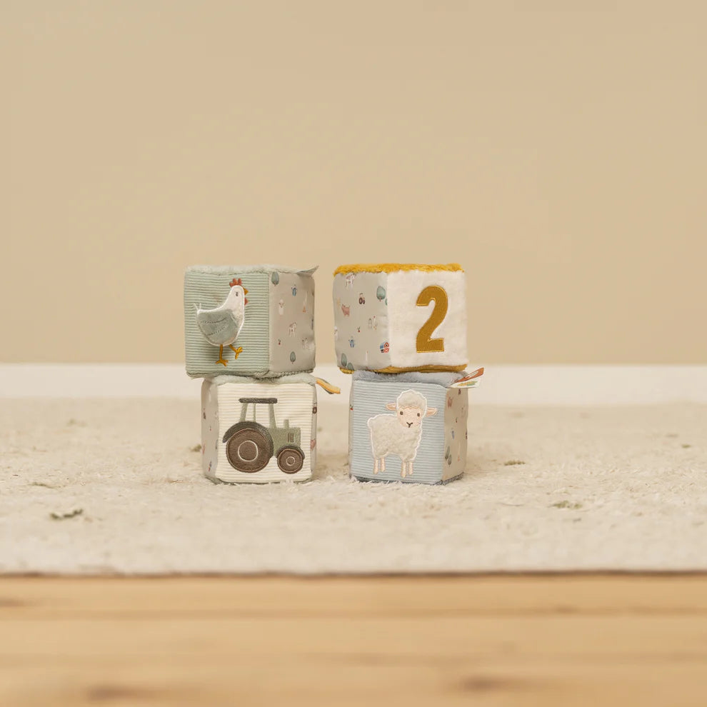 Little Farm - Soft Cube (4) Set