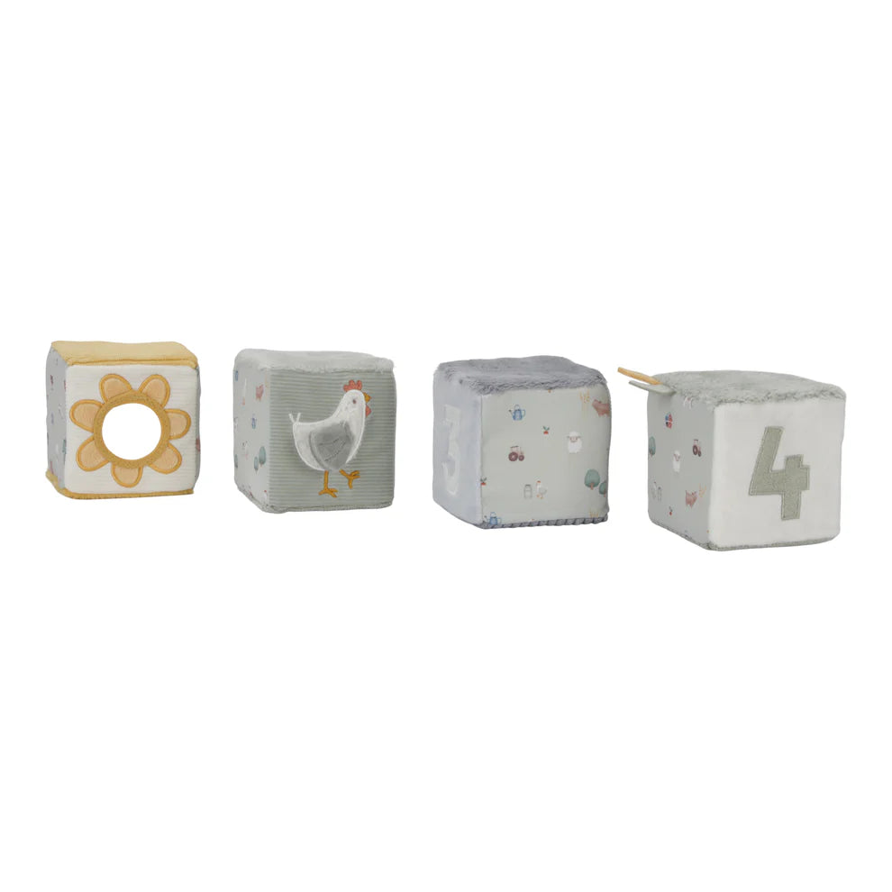 Little Farm - Soft Cube (4) Set