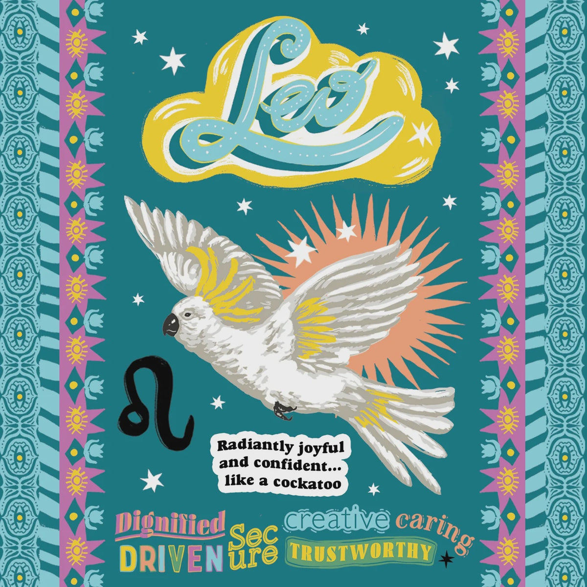 Leo - Aussie Astrology  Greeting Card