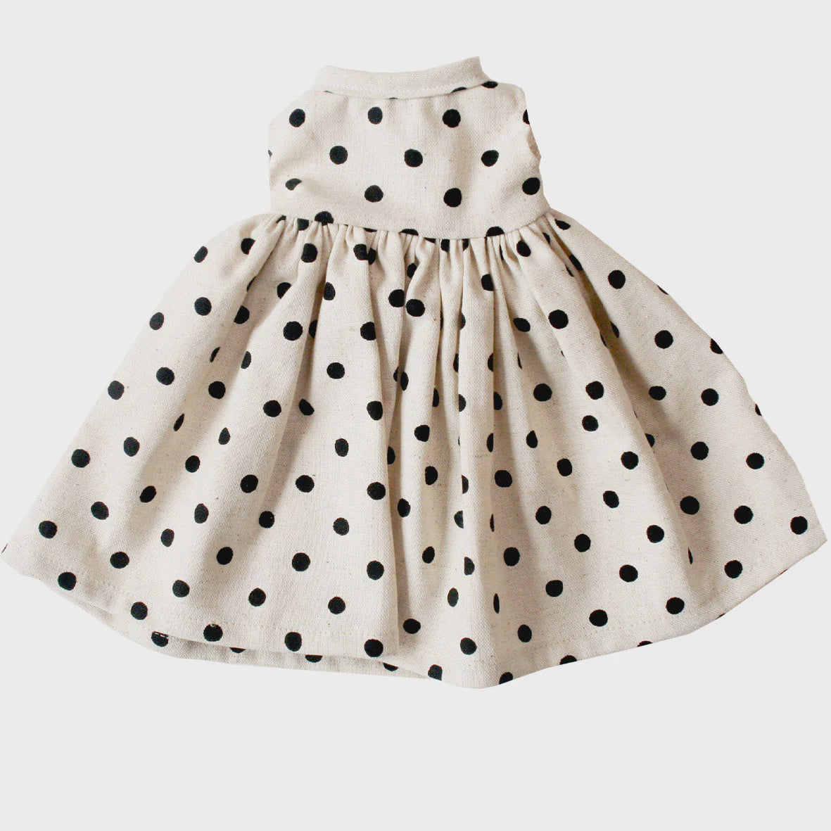 Spot Linen Dress - Large Doll