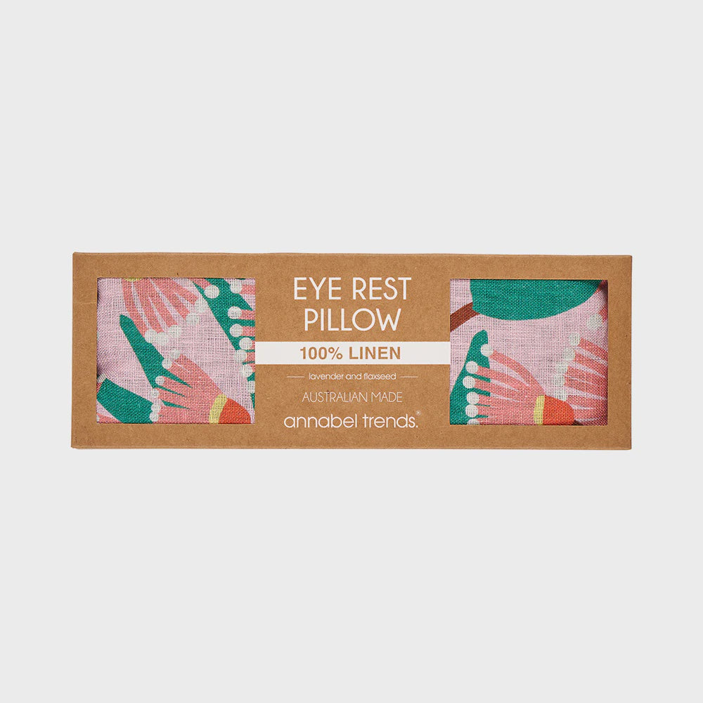 LINEN EYE REST - BLOSSOM BRANCHES