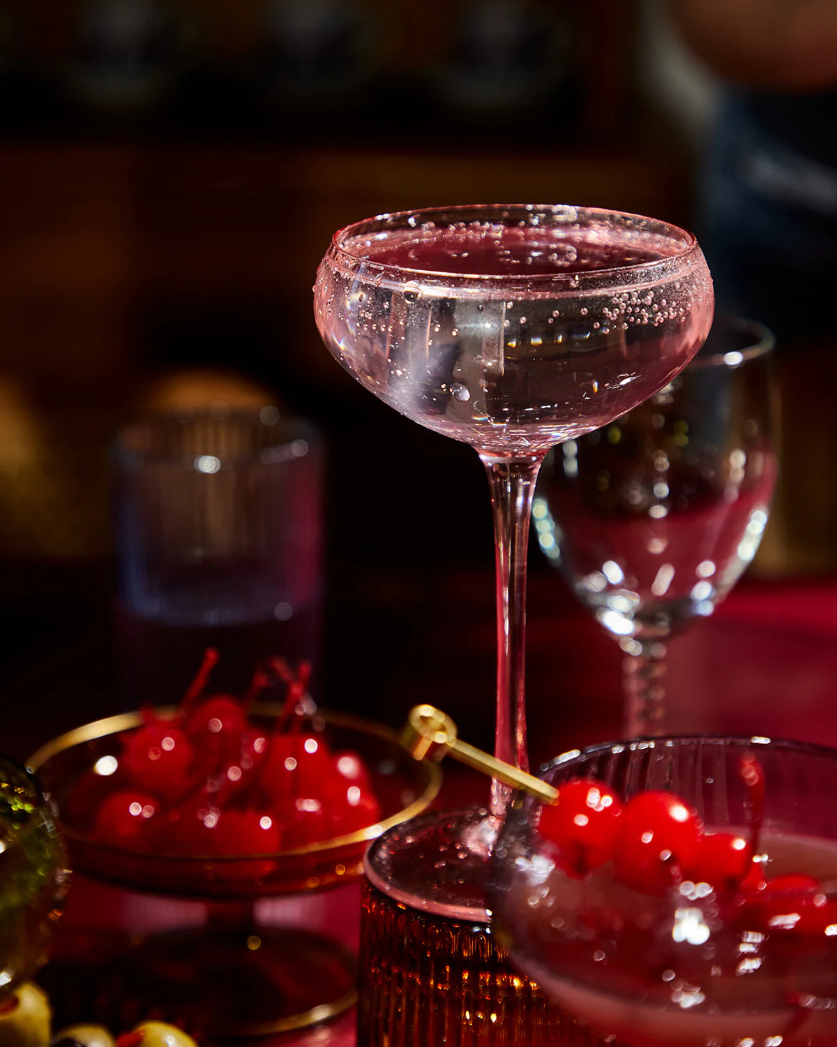 The Lou Coupe Glass - Set of 2 Blush