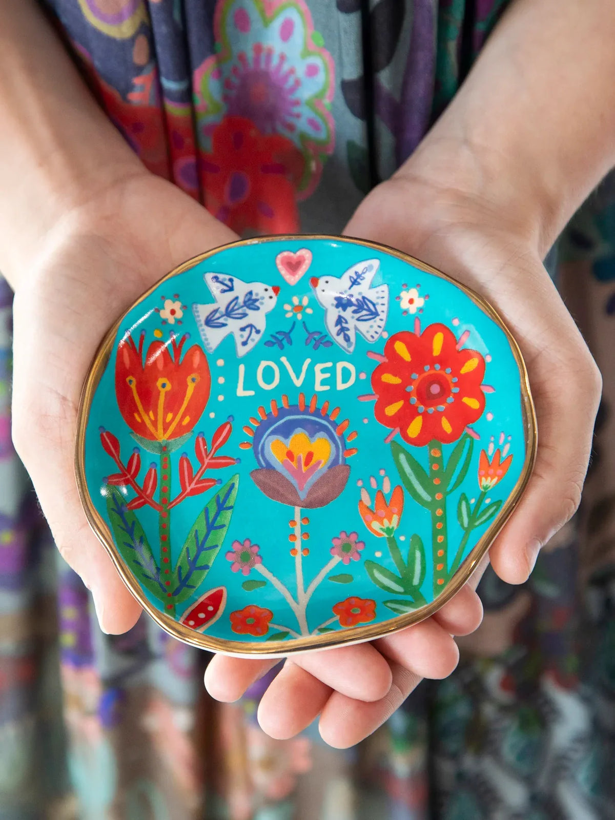 Artsy Trinket Dish - Loved