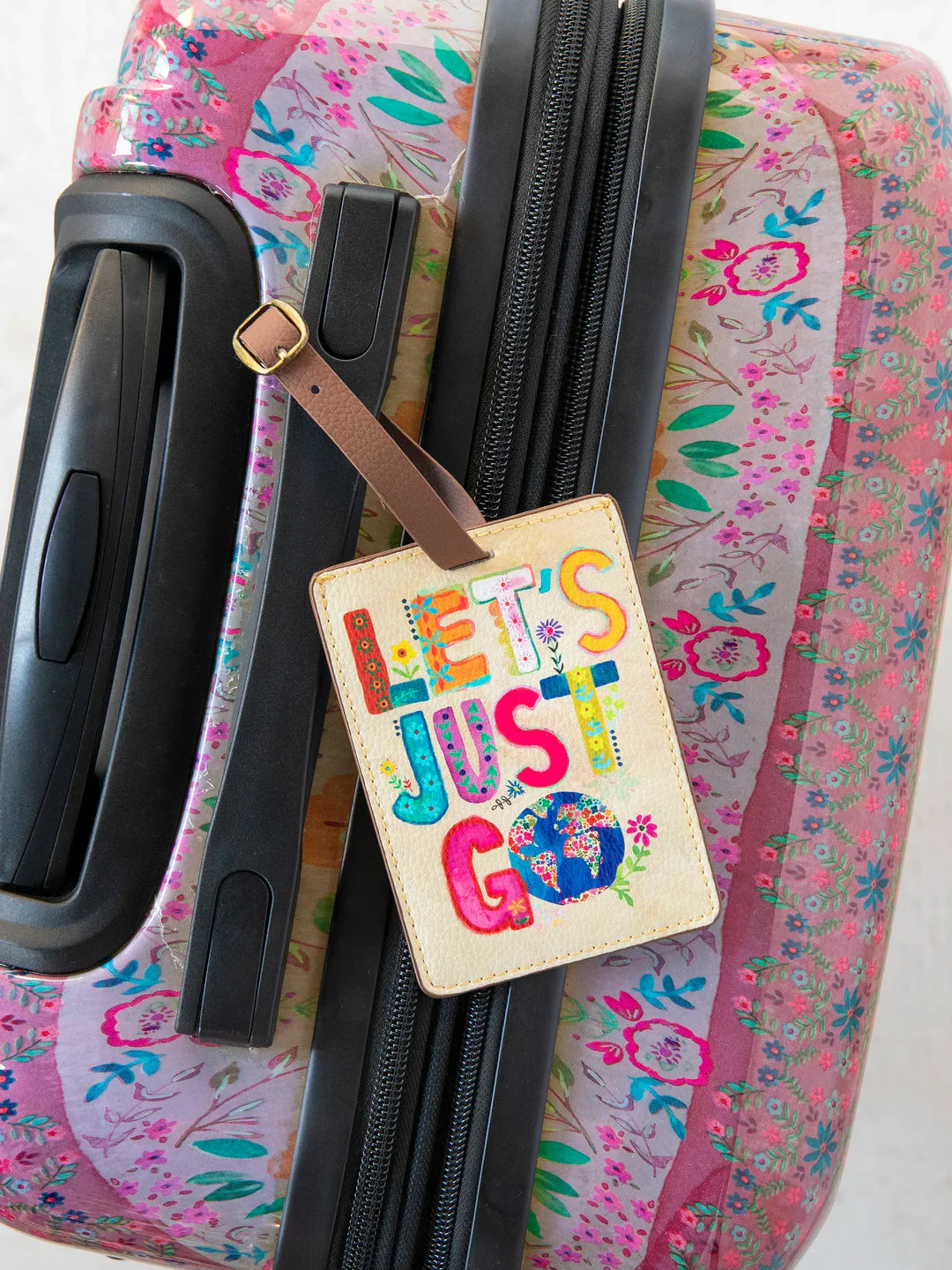 Happy Luggage Tag