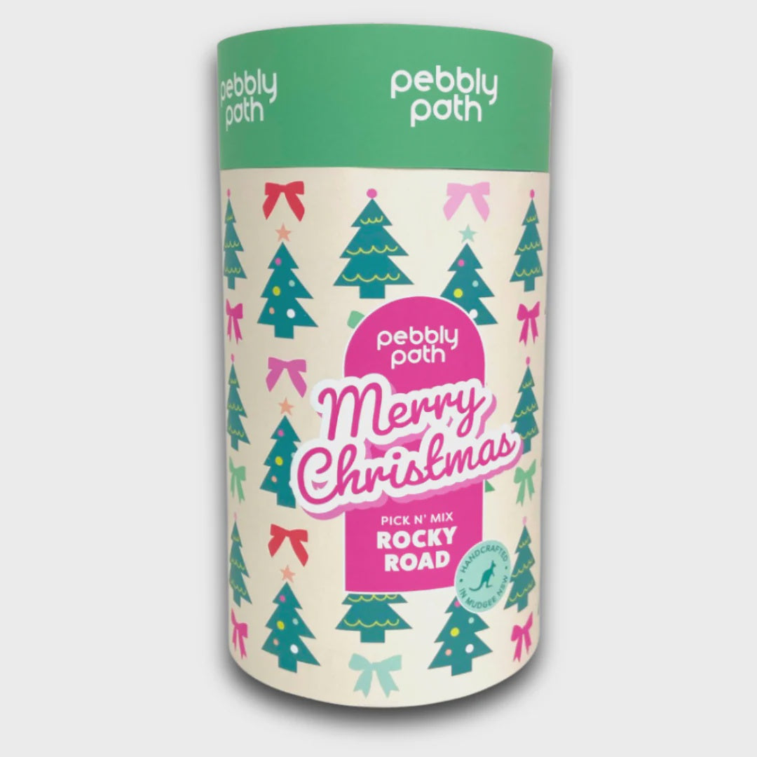 MERRY CHRISTMAS - Pick n Mix Rocky Road Cylinder