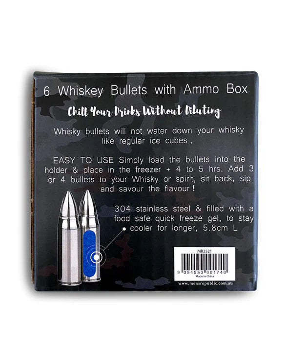 Whisky Bullet Set Ice Cubes