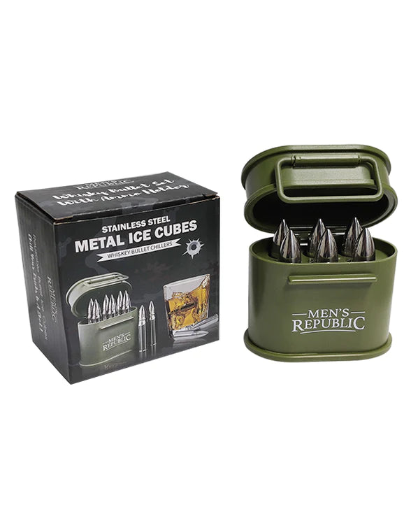 Whisky Bullet Set Ice Cubes