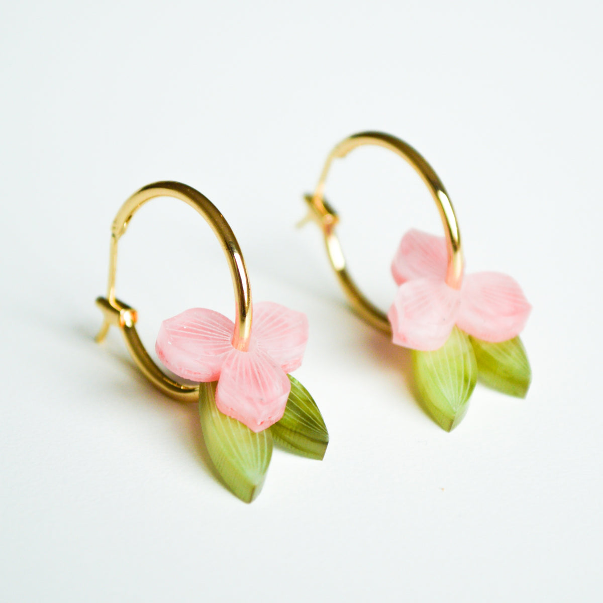 Meadow - Coral Earrings
