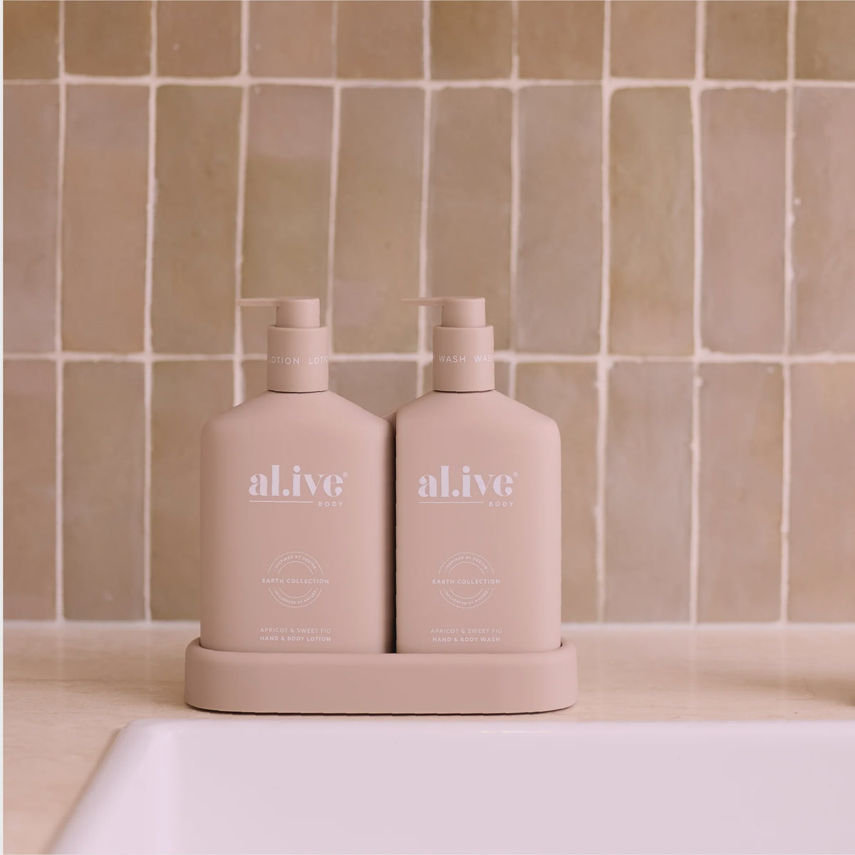 wash &amp; lotion duo - apricot &amp; sweet fig - Al.ive